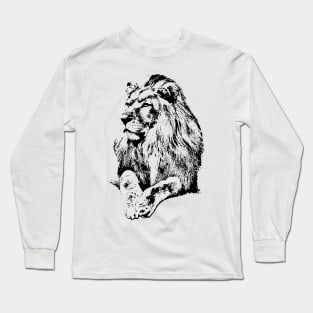 Wildlife Lion Long Sleeve T-Shirt